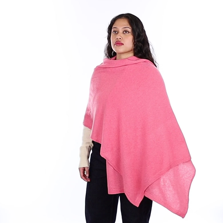 Brand New Strawberry Ice Recycled Cashmere Wrap