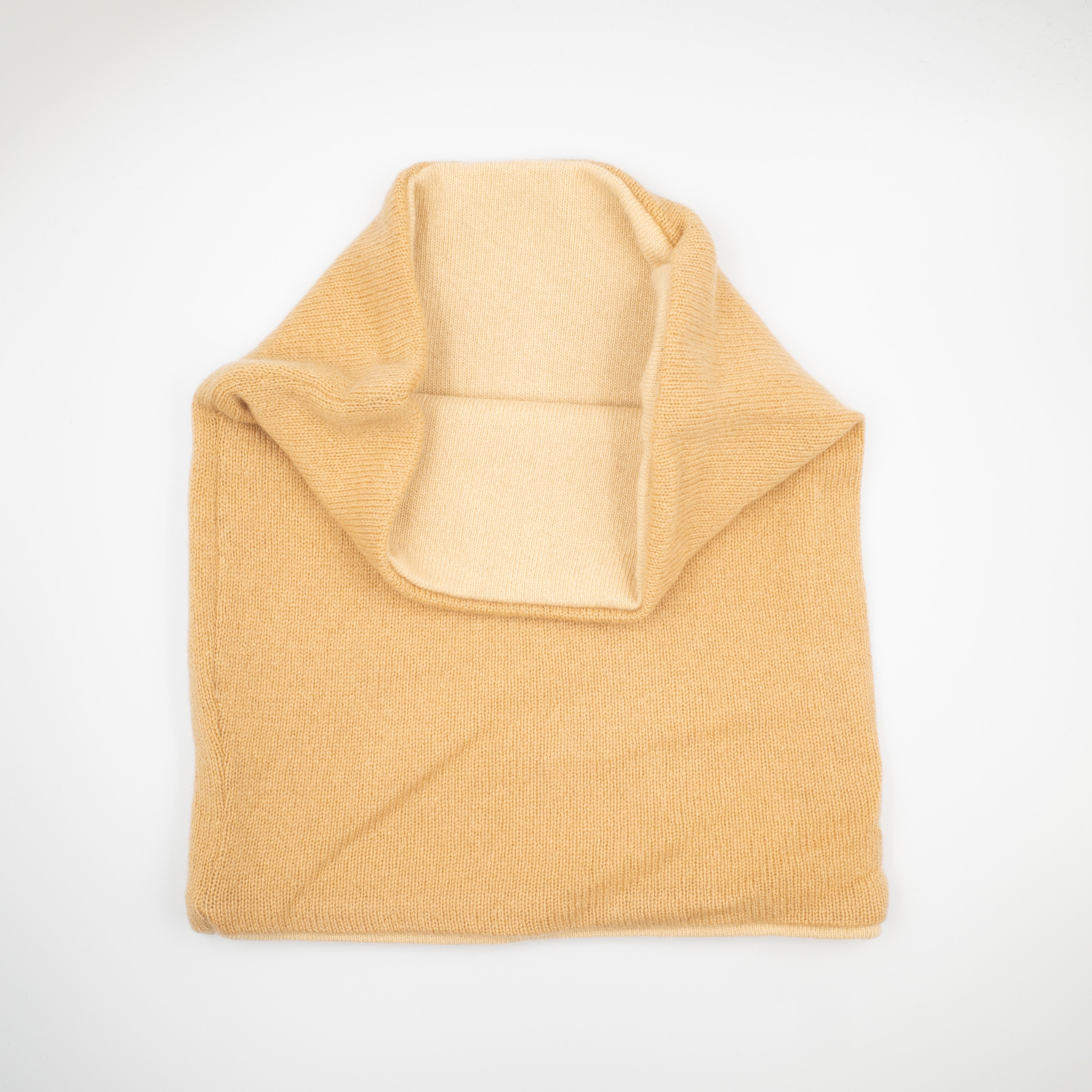 Men’s Caramel and Sand Luxury Double Layered Snood