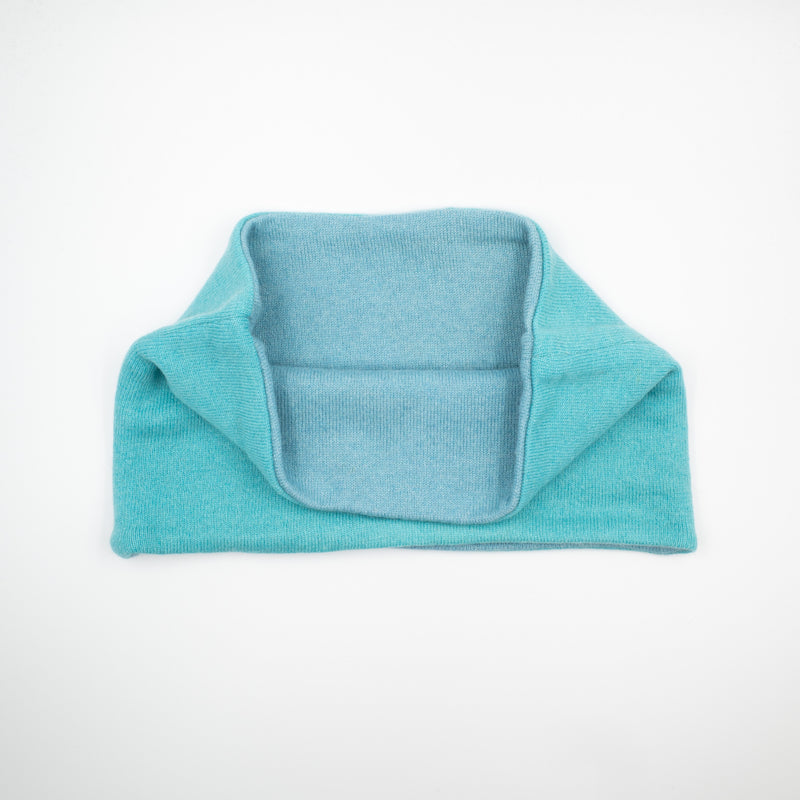 Turquoise and Duck Egg Neck Warmer