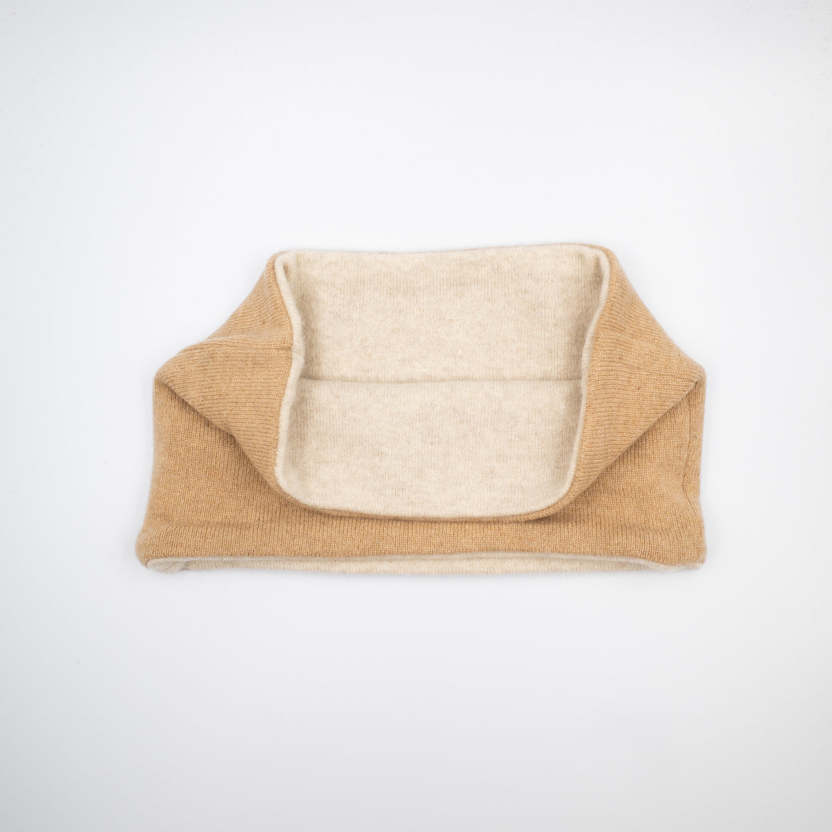 Pale Caramel and Oatmeal Neck Warmer
