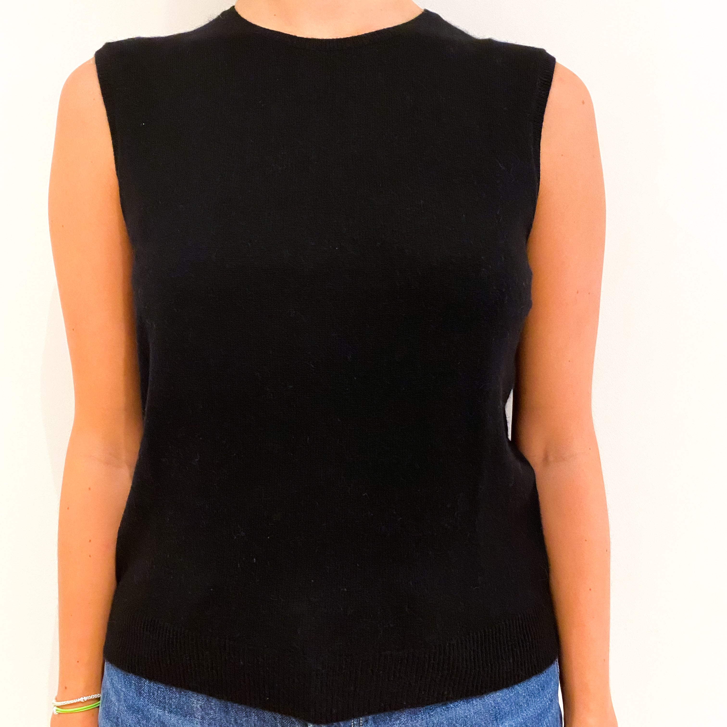 Ralph Lauren Black Cashmere Tank Top Medium