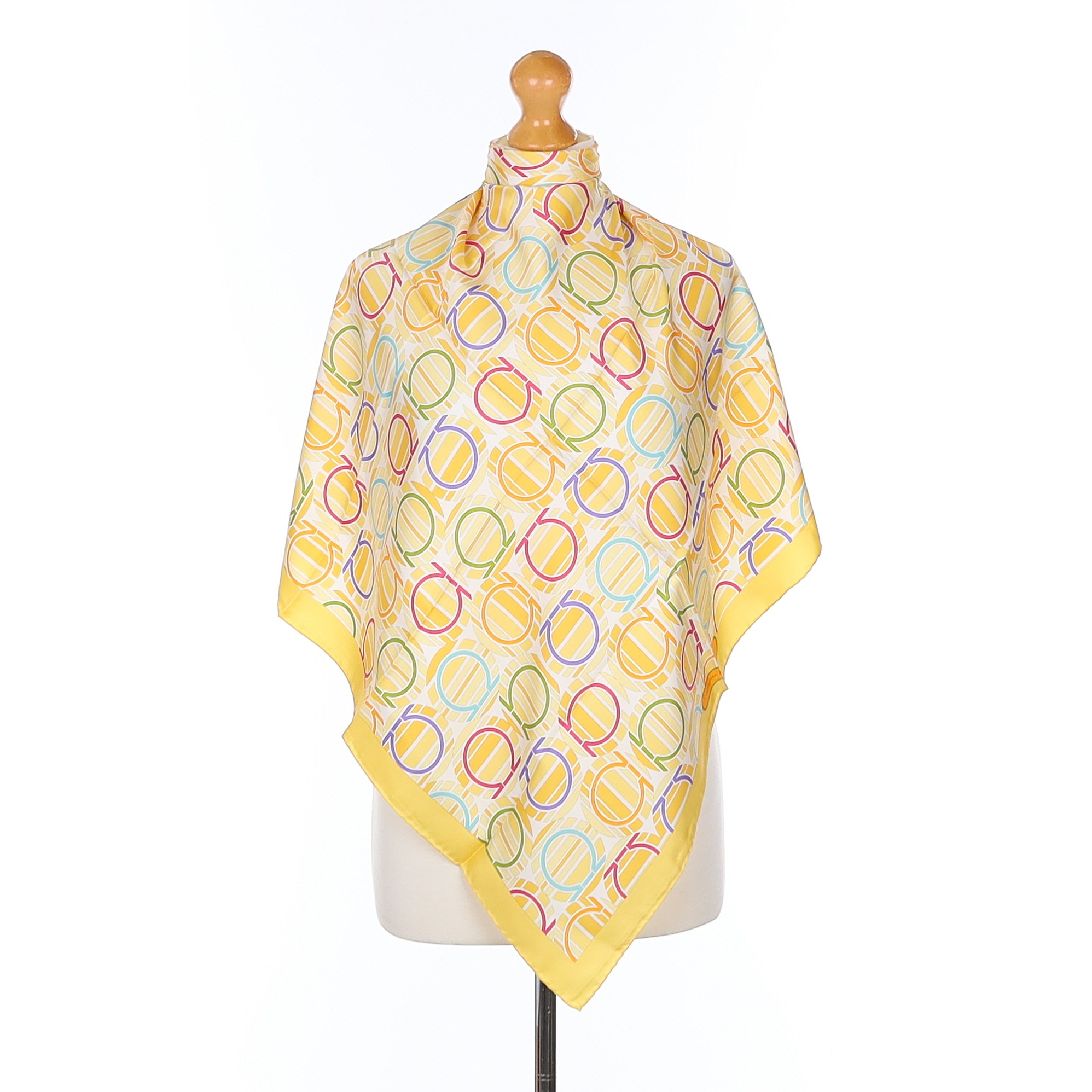 Brand New Salvatore Ferragamo Silk Scarf