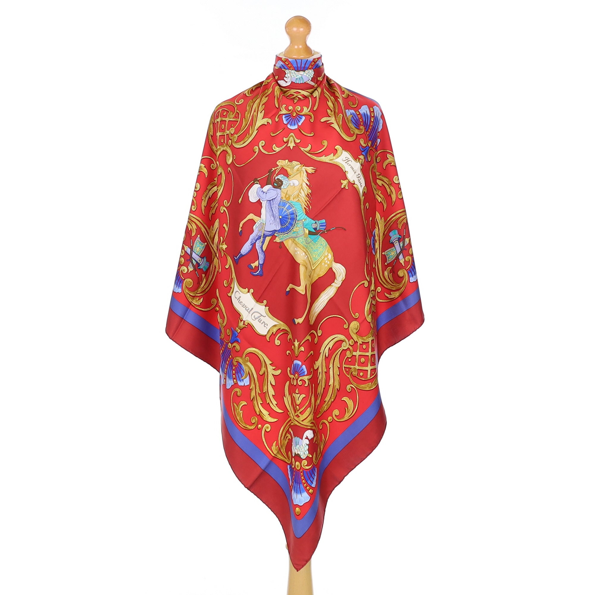 Hermès Cheval Turc Silk Scarf
