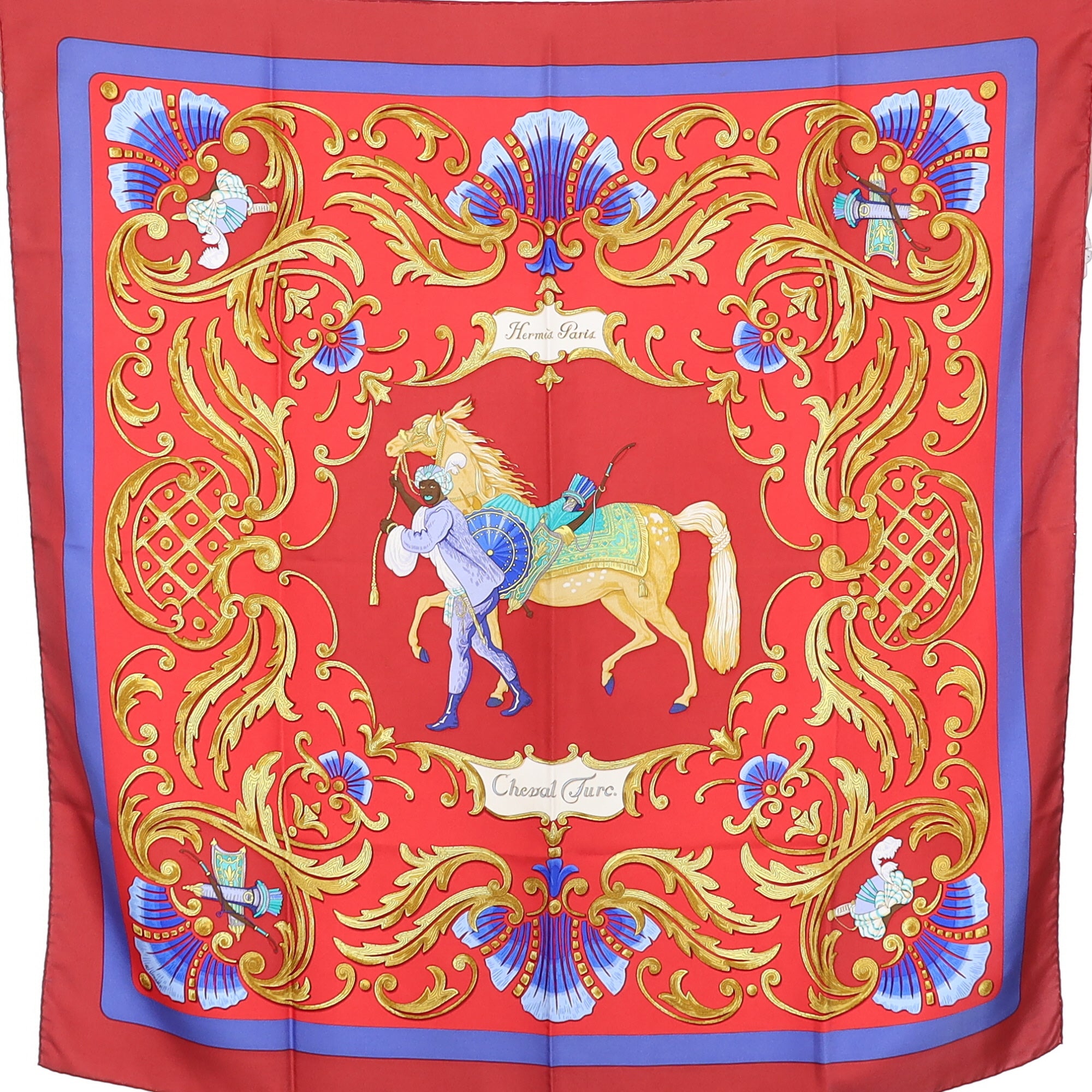 Hermès Cheval Turc Silk Scarf