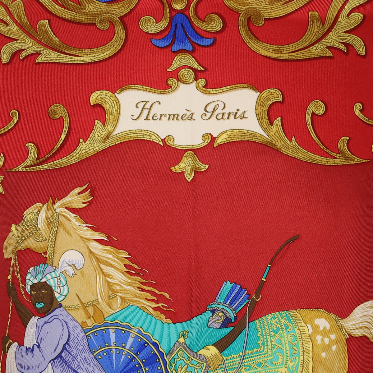 Hermès Cheval Turc Silk Scarf