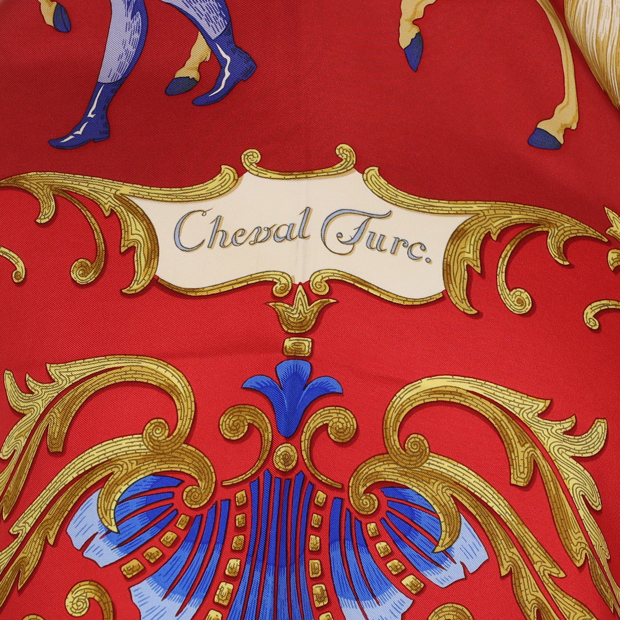 Hermès Cheval Turc Silk Scarf