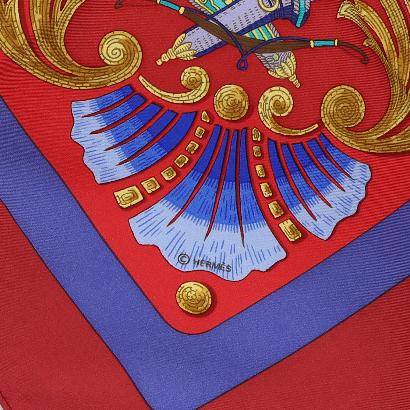 Hermès Cheval Turc Silk Scarf