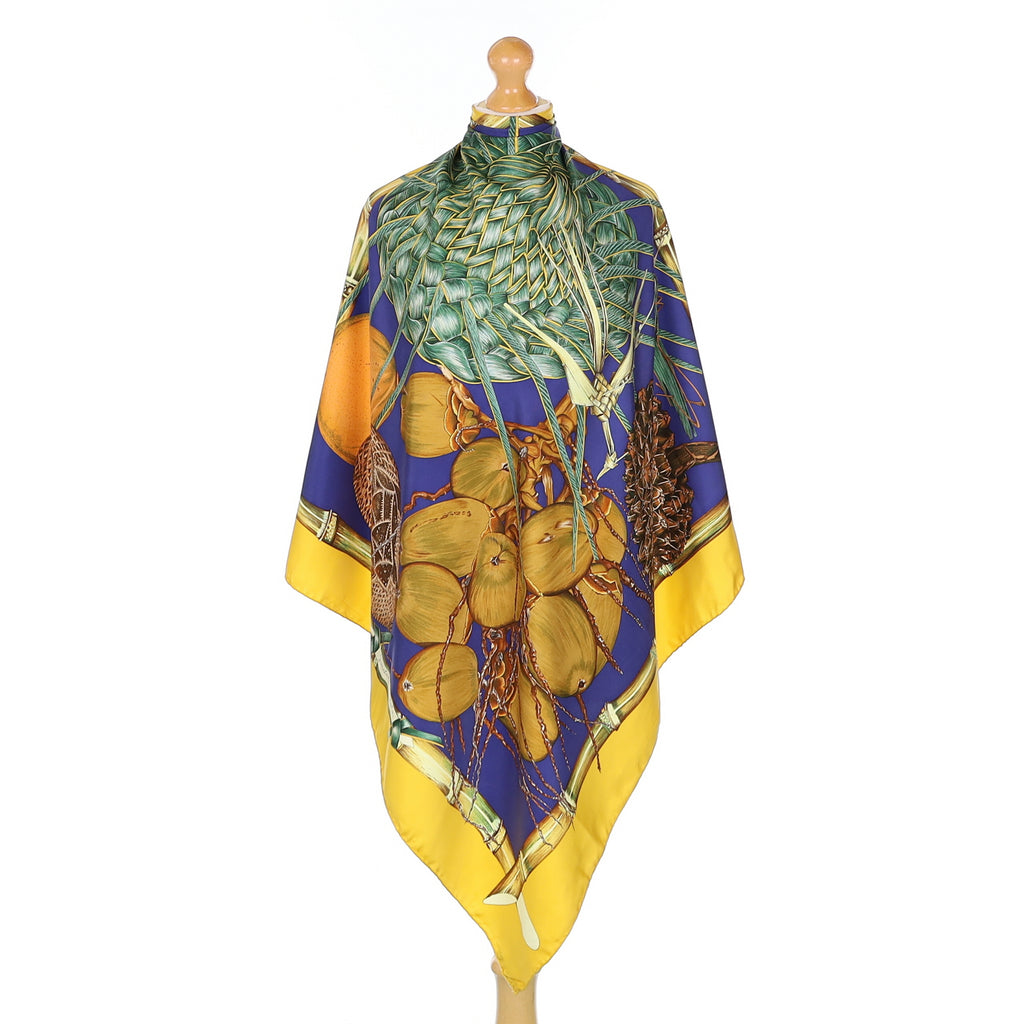 Hermès Jardin Créole Silk Scarf