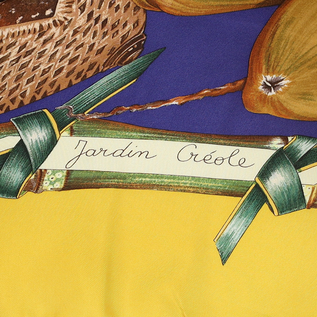 Hermès Jardin Créole Silk Scarf