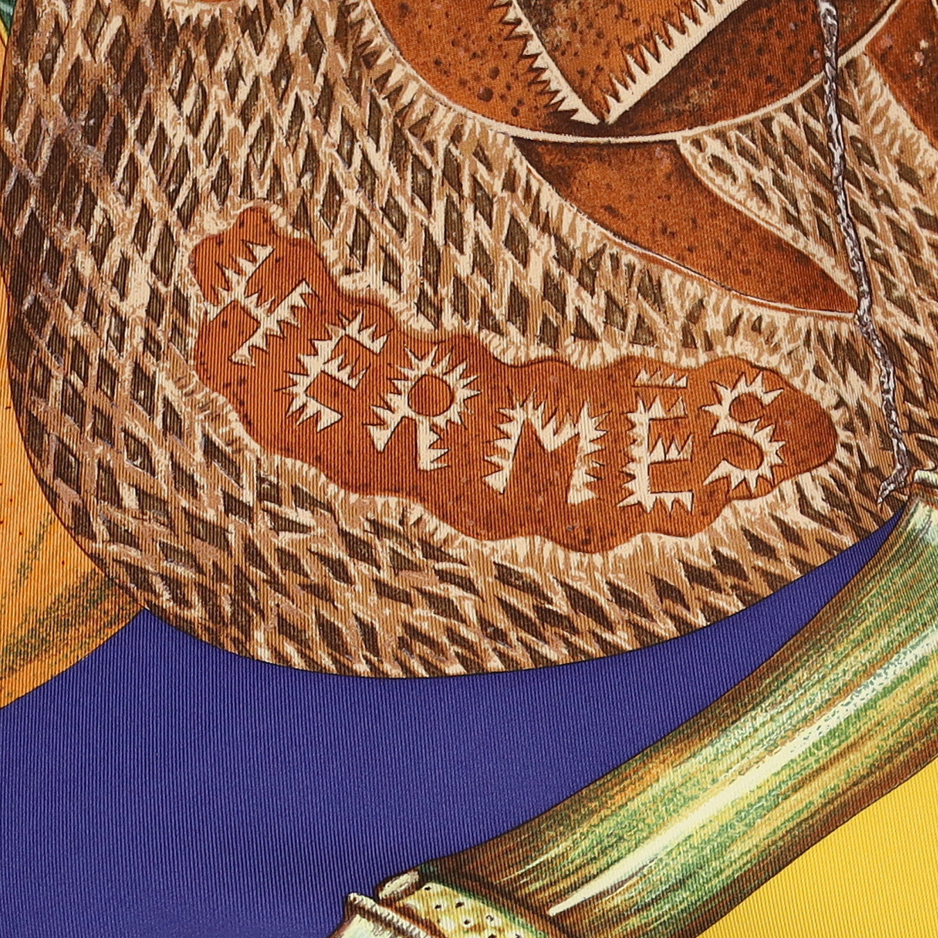 Hermès Jardin Créole Silk Scarf