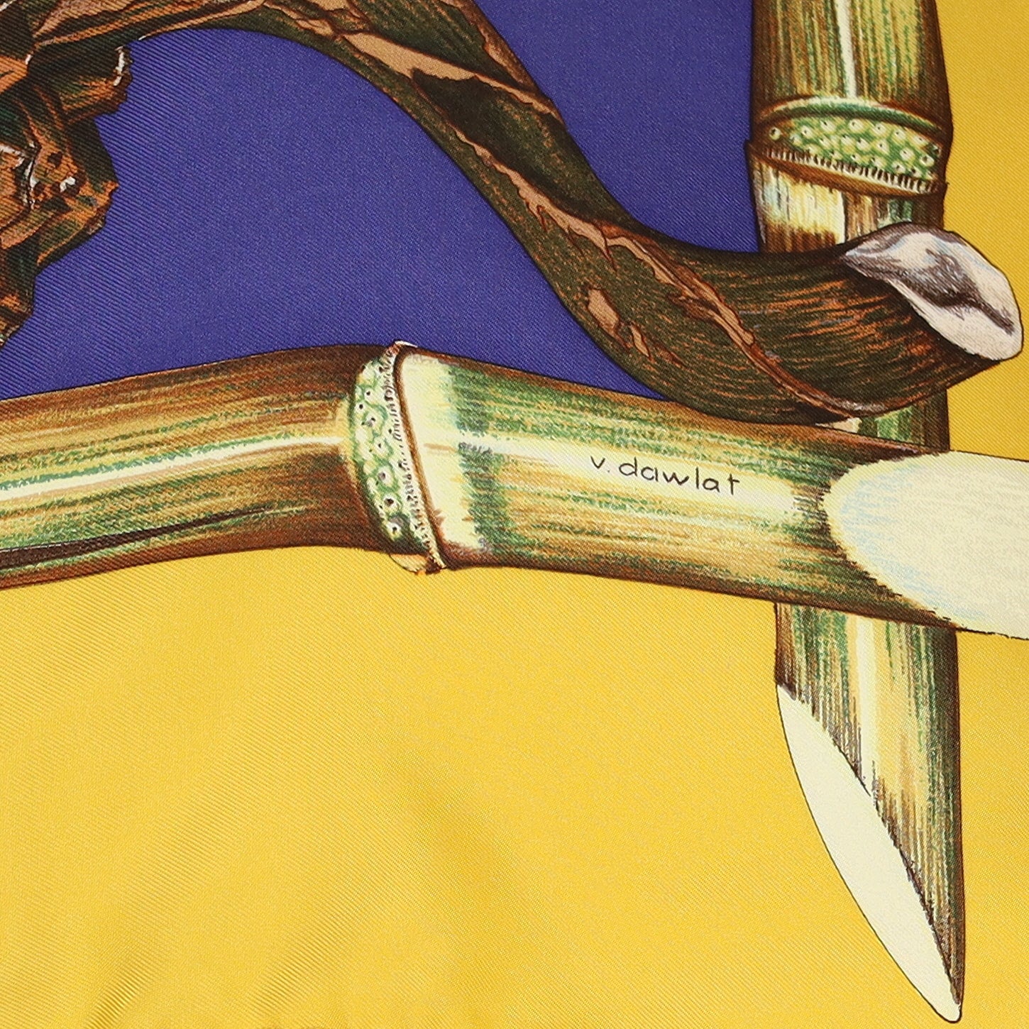 Hermès Jardin Créole Silk Scarf