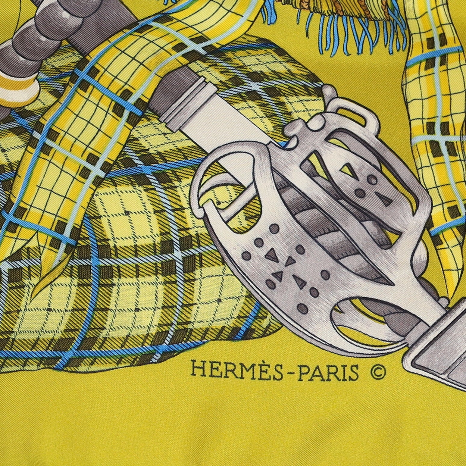 Hermès Scotland Silk Scarf Quite Rare