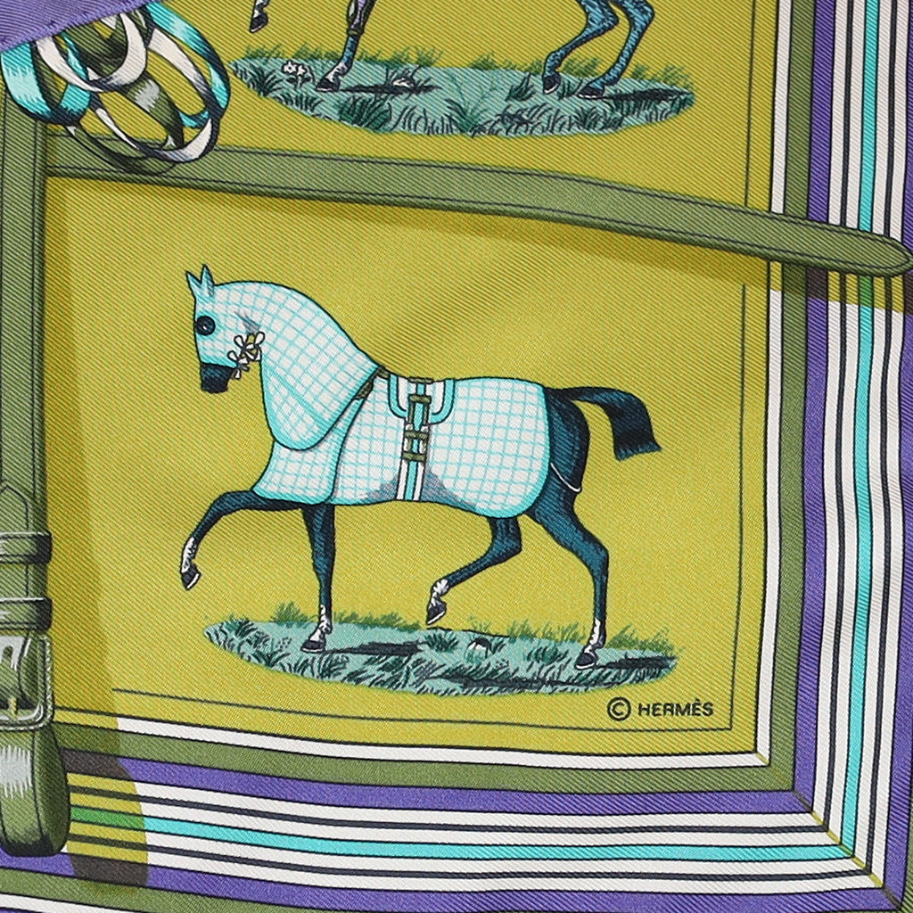Hermès 42 Couvertures et Tenues de Jour Silk Scarf