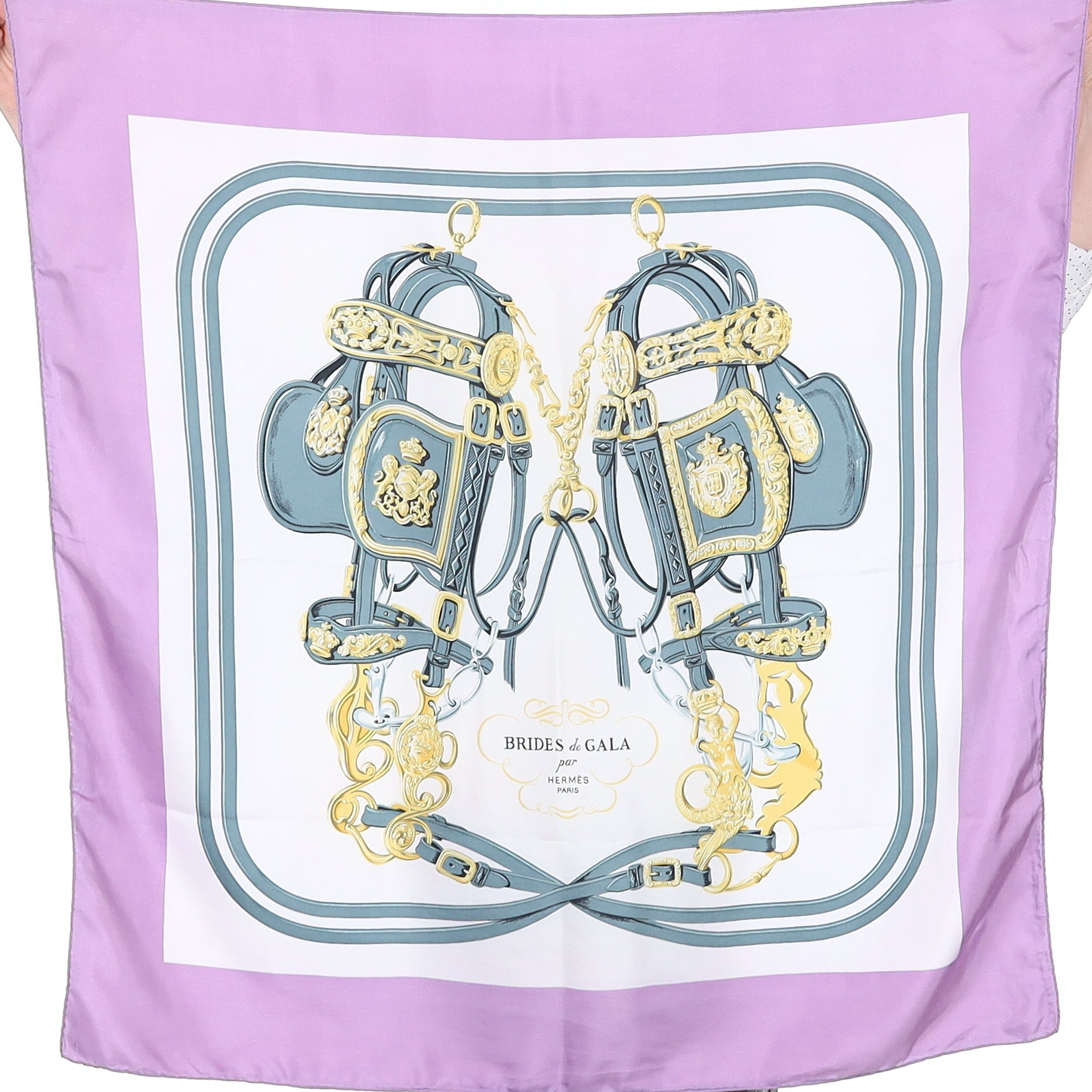 Hermès Brides de Gala Surteint Silk Scarf