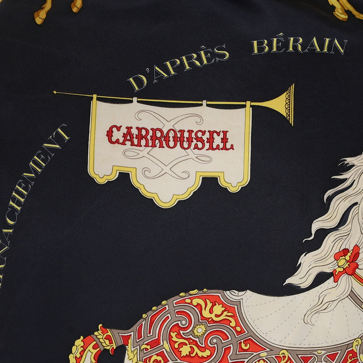 Hermès Carrousel Silk Scarf
