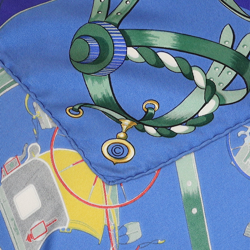Hermès Les Voitures Nouvelles Silk Scarf Quite Rare