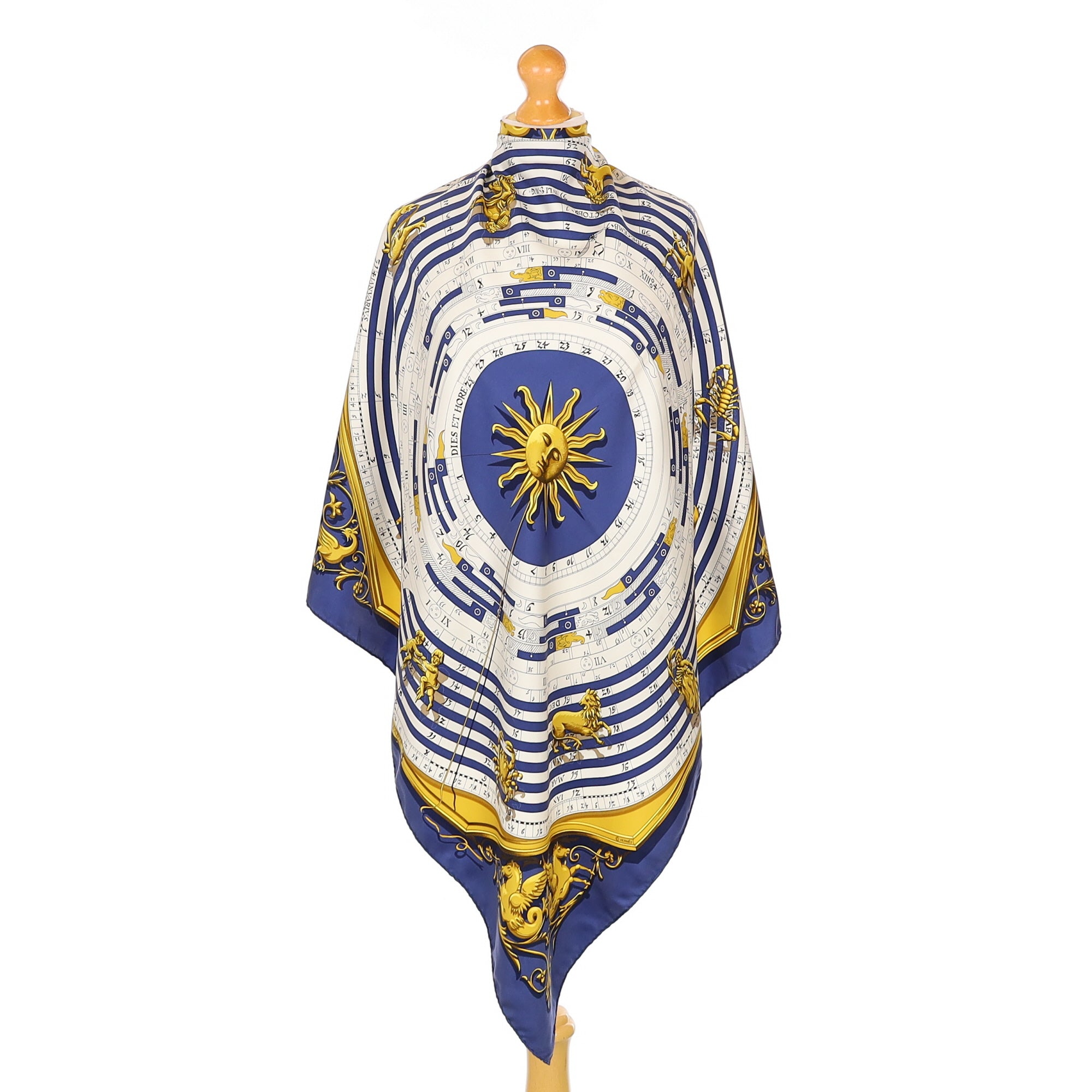 Hermès Dies et Hore Silk Scarf