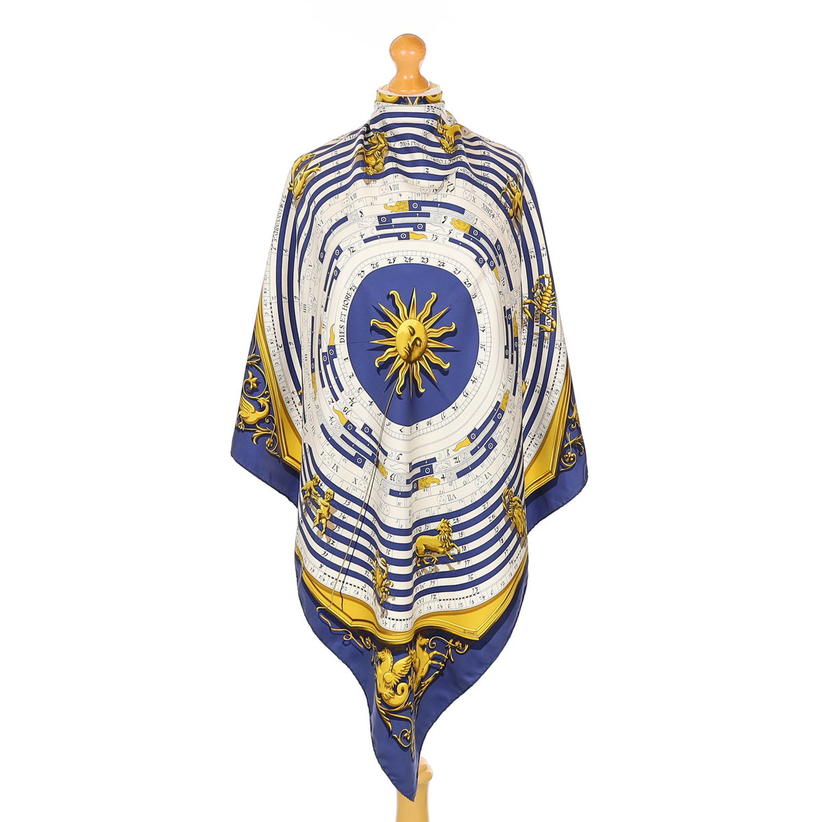 Hermès Dies et Hore Silk Scarf