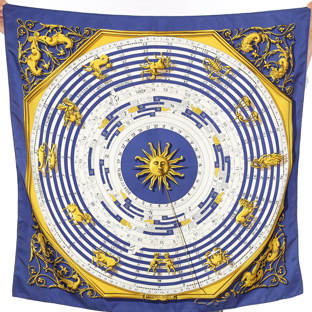 Hermès Dies et Hore Silk Scarf