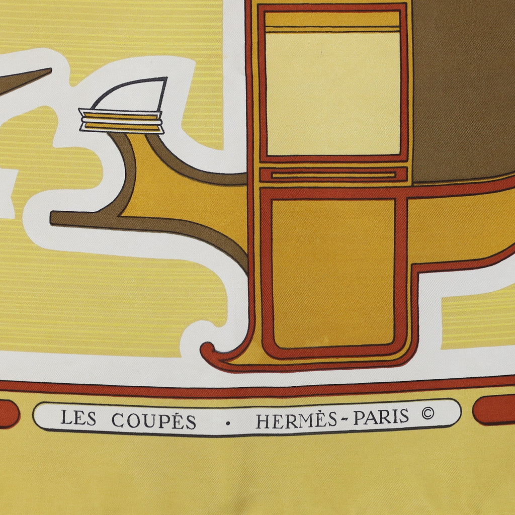 Hermès Les Coupés Vintage Silk Scarf