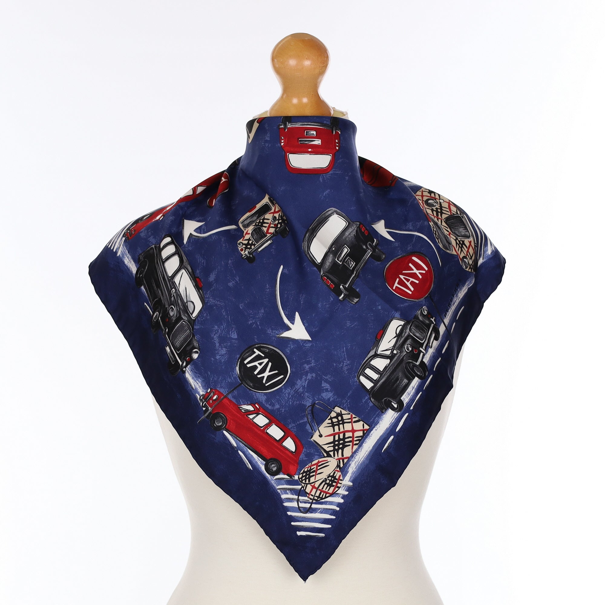 Burberry London Design Silk Scarf