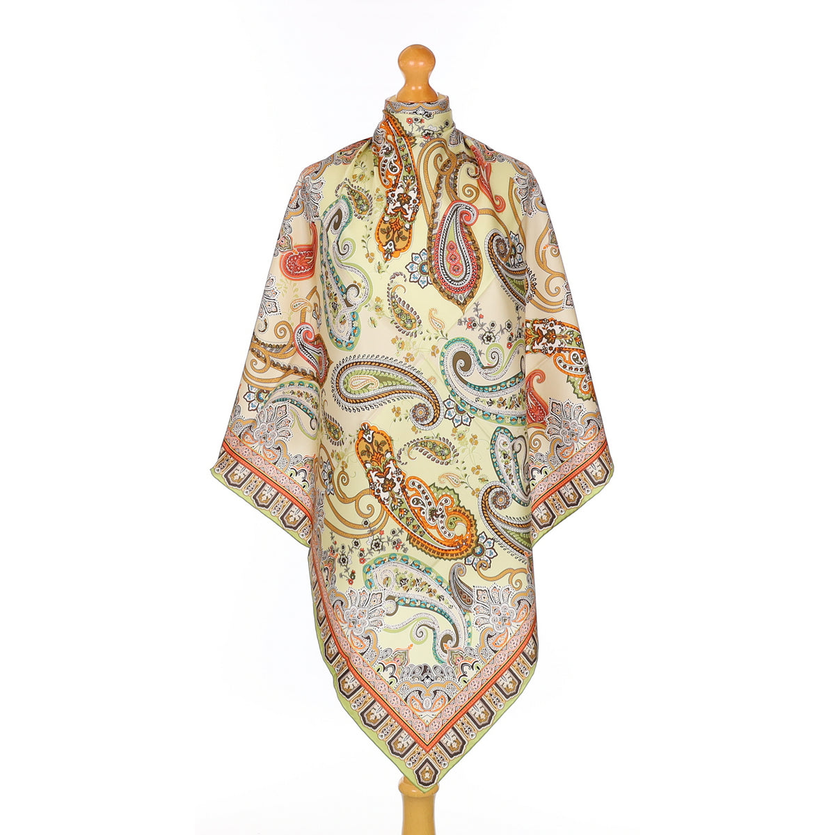 Brand New J L by Fraas Paisley design Silk Scarf