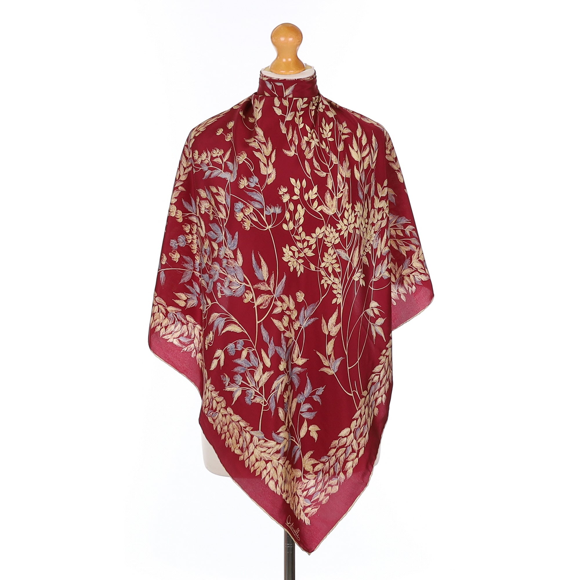 Brand New Ostinelli Floral Vintage Scarf