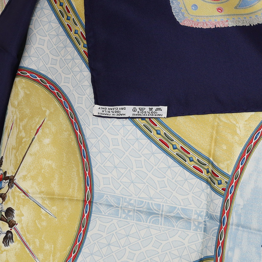 Brand New Boxed Hermès Cavaliers Peuls Silk Scarf