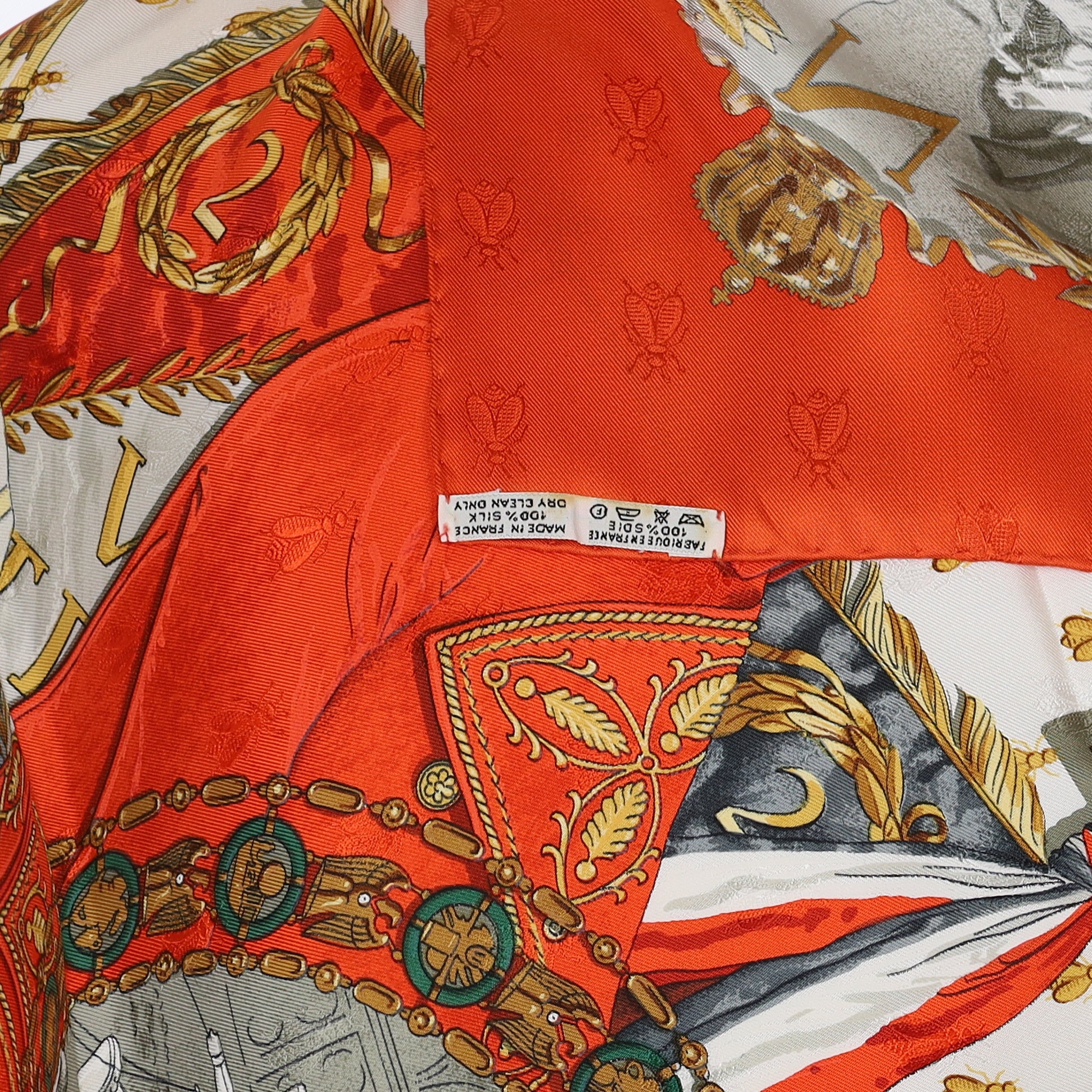 Brand New Boxed Hermès Napolèon Silk Scarf