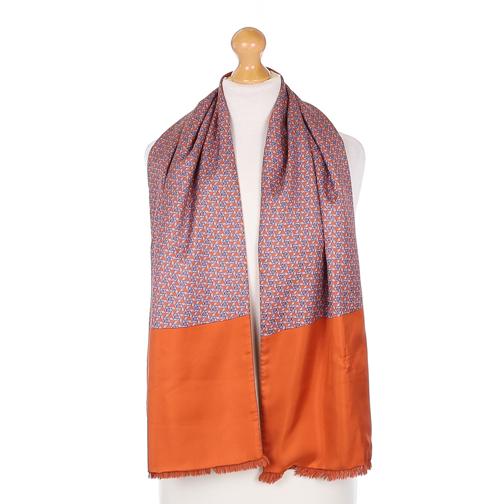 Pristine Boxed Hermès Angora & Silk Scarf