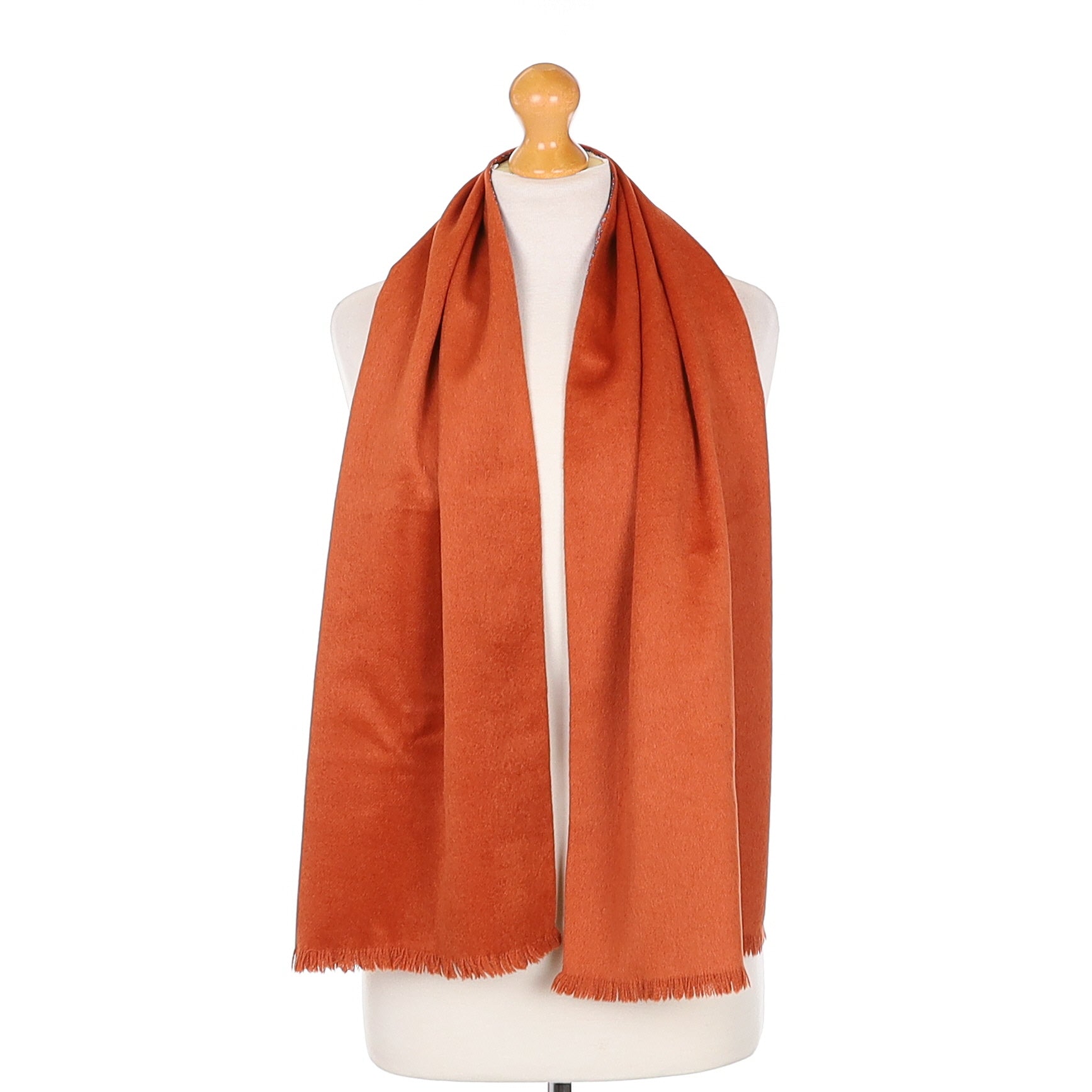 Pristine Boxed Hermès Angora & Silk Scarf