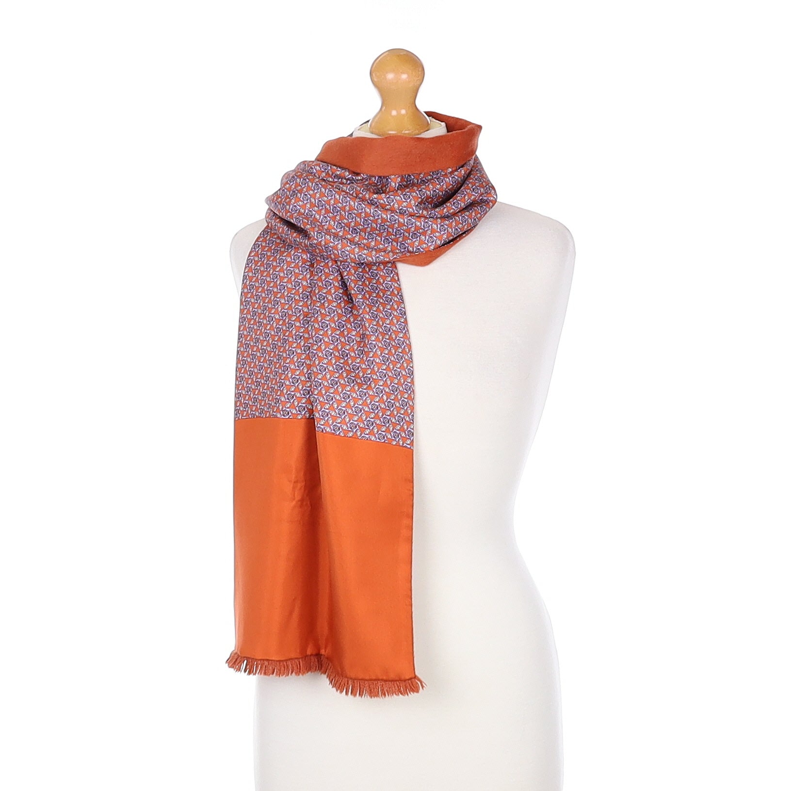 Pristine Boxed Hermès Angora & Silk Scarf