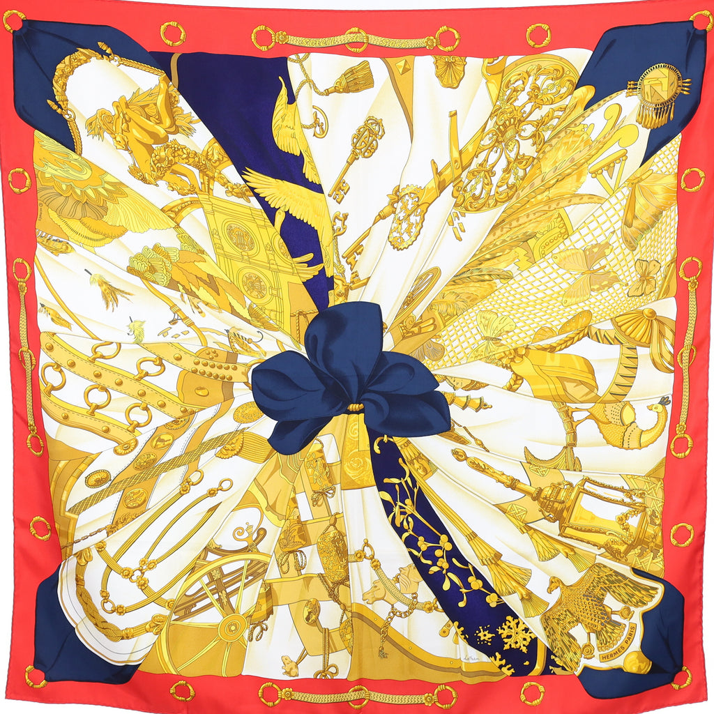 Pristine Hermès Soleil de Soie Silk Scarf