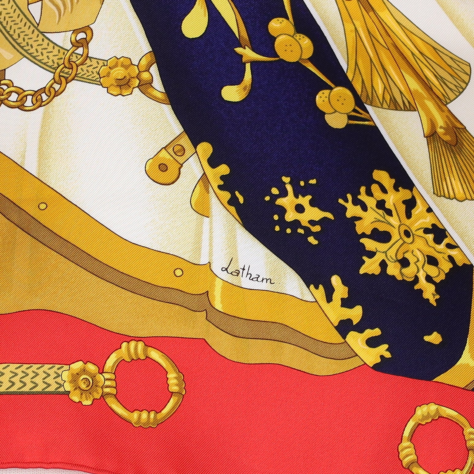 Pristine Hermès Soleil de Soie Silk Scarf
