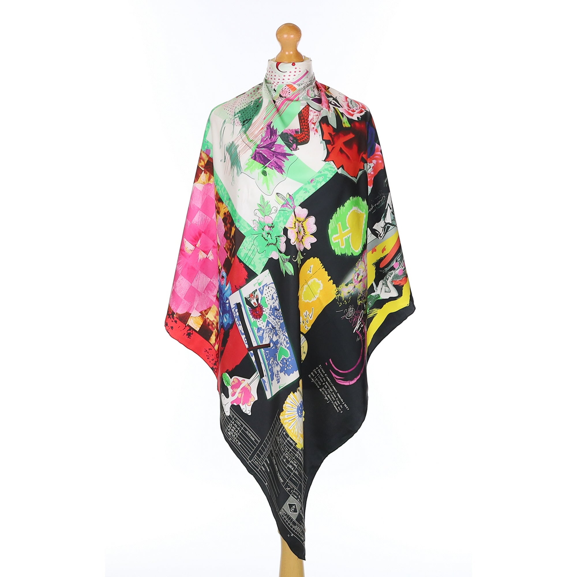 Christian Lacroix Multicoloured Silk Scarf