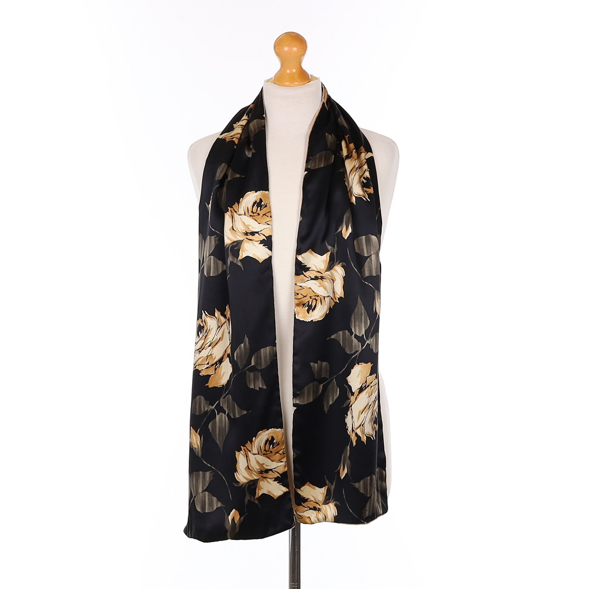 LK Bennett Floral Double Layered Silk Scarf