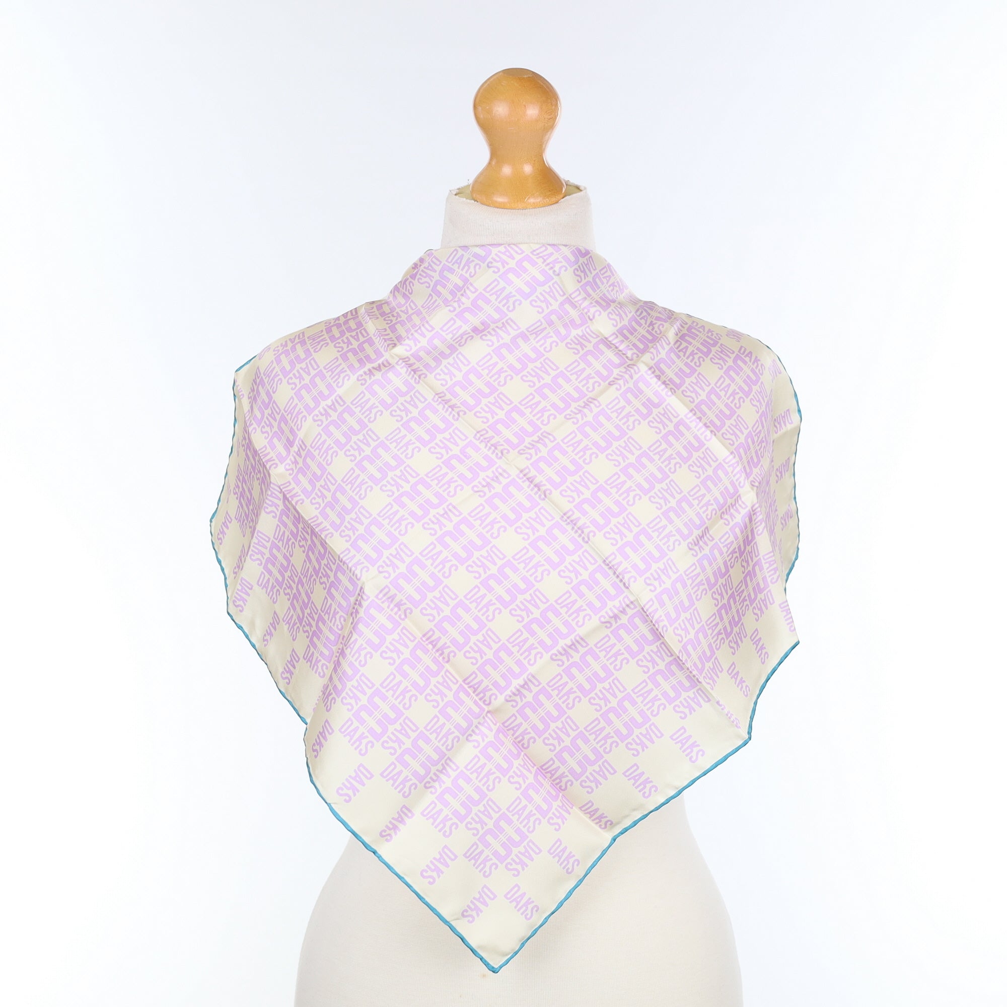 Daks Geometric Logo Silk Scarf