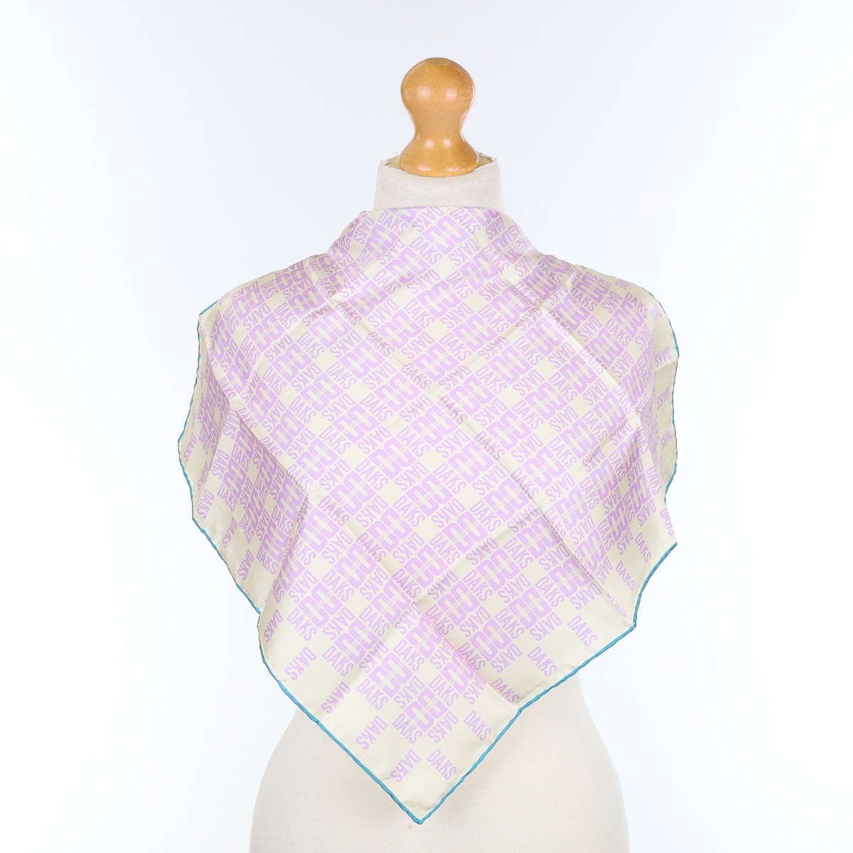 Daks Geometric Logo Silk Scarf