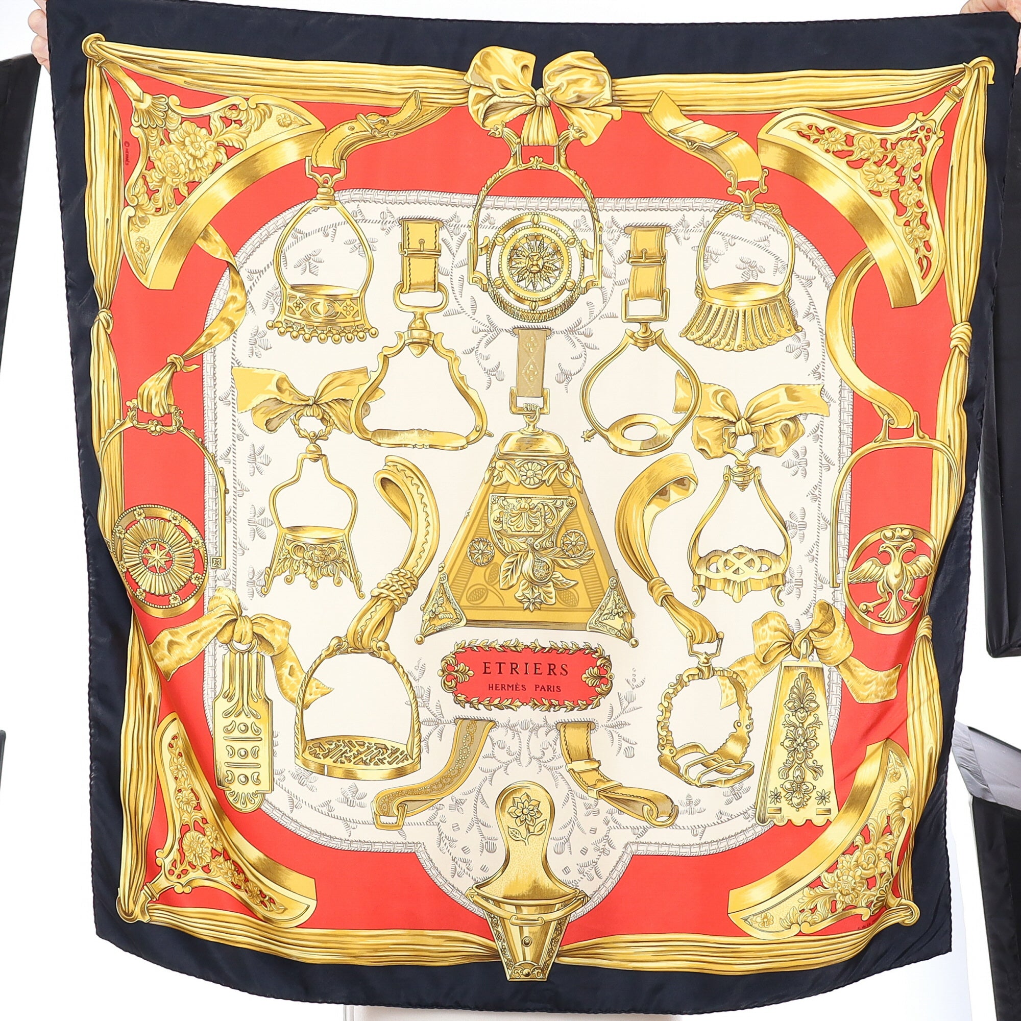 Hermès Etriers Silk Scarf