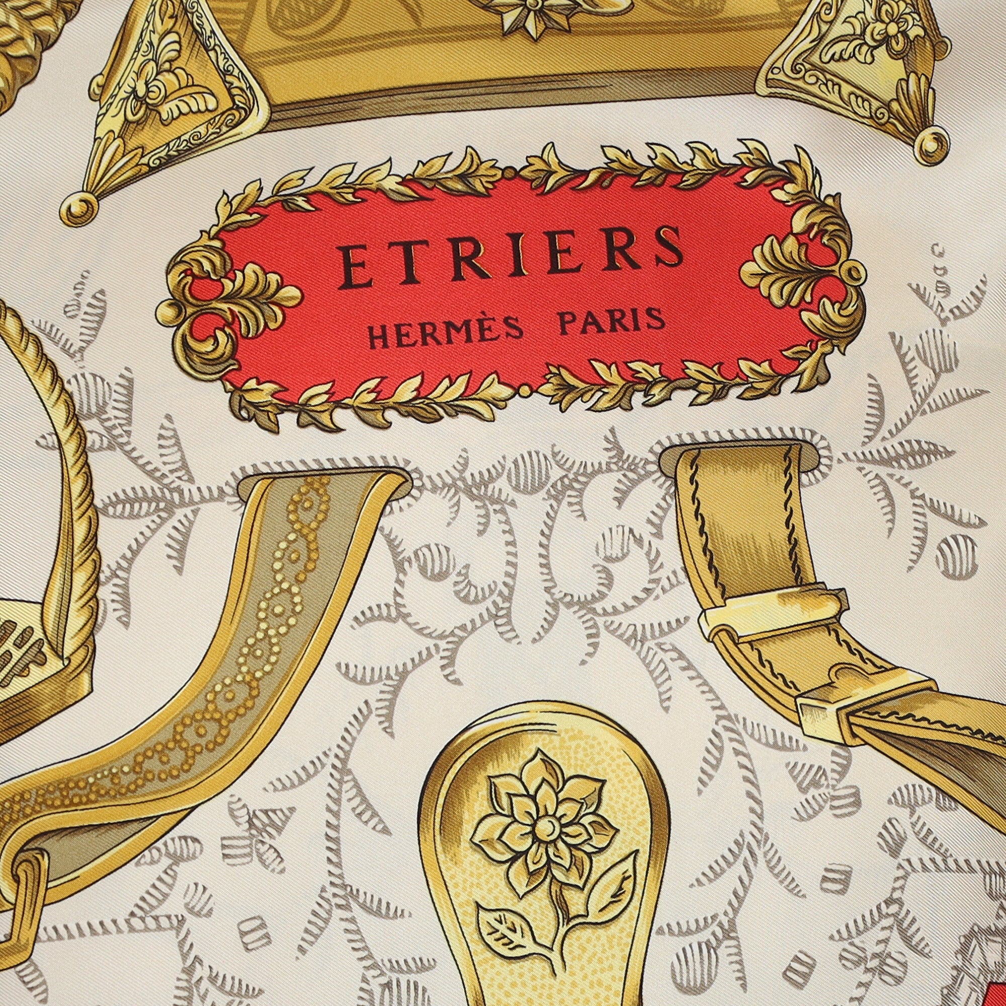 Hermès Etriers Silk Scarf