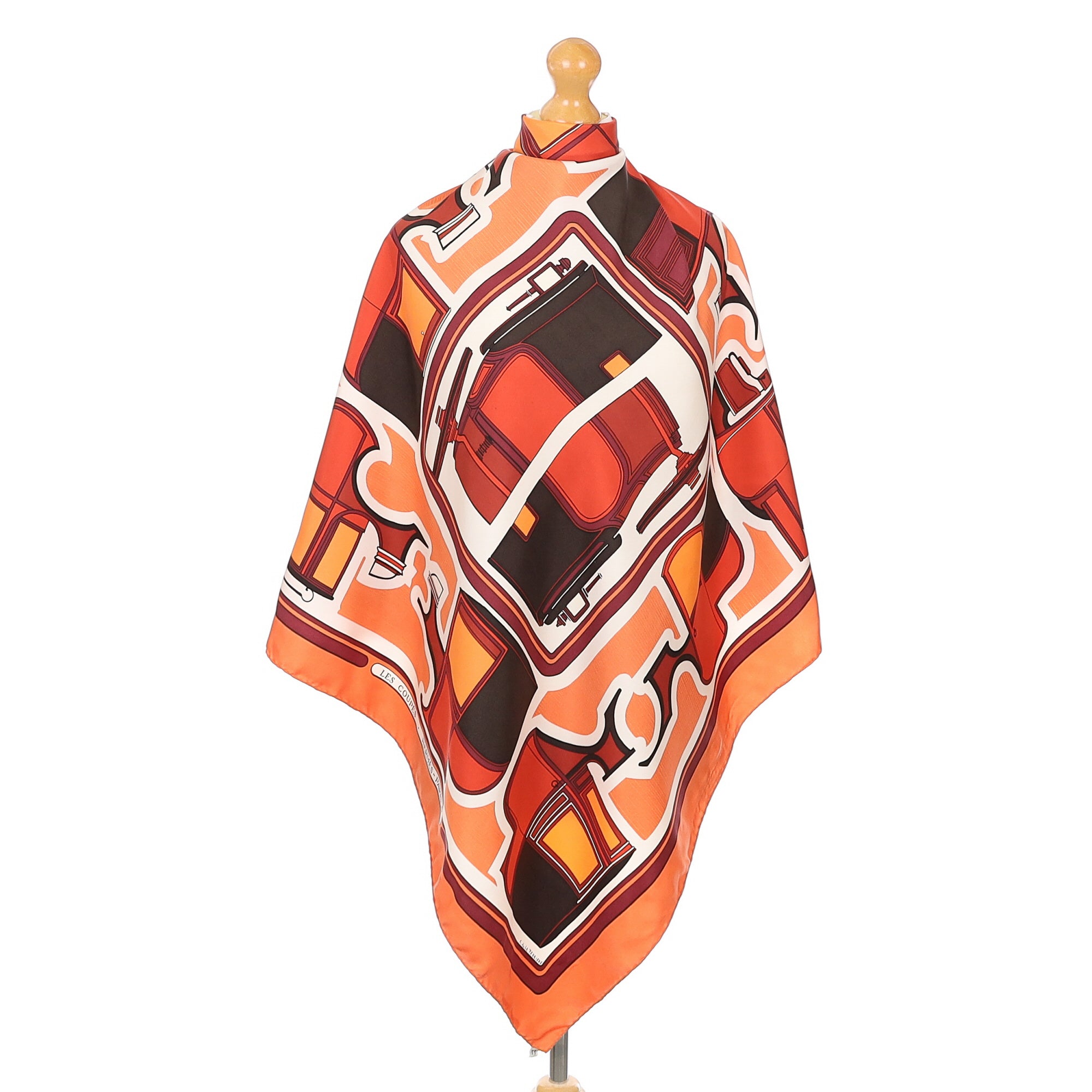 Hermès Les Coupés Silk Scarf