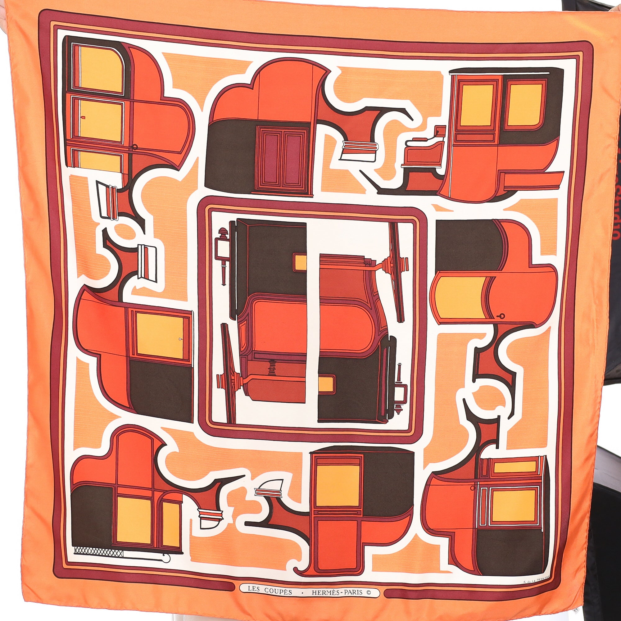 Hermès Les Coupés Silk Scarf