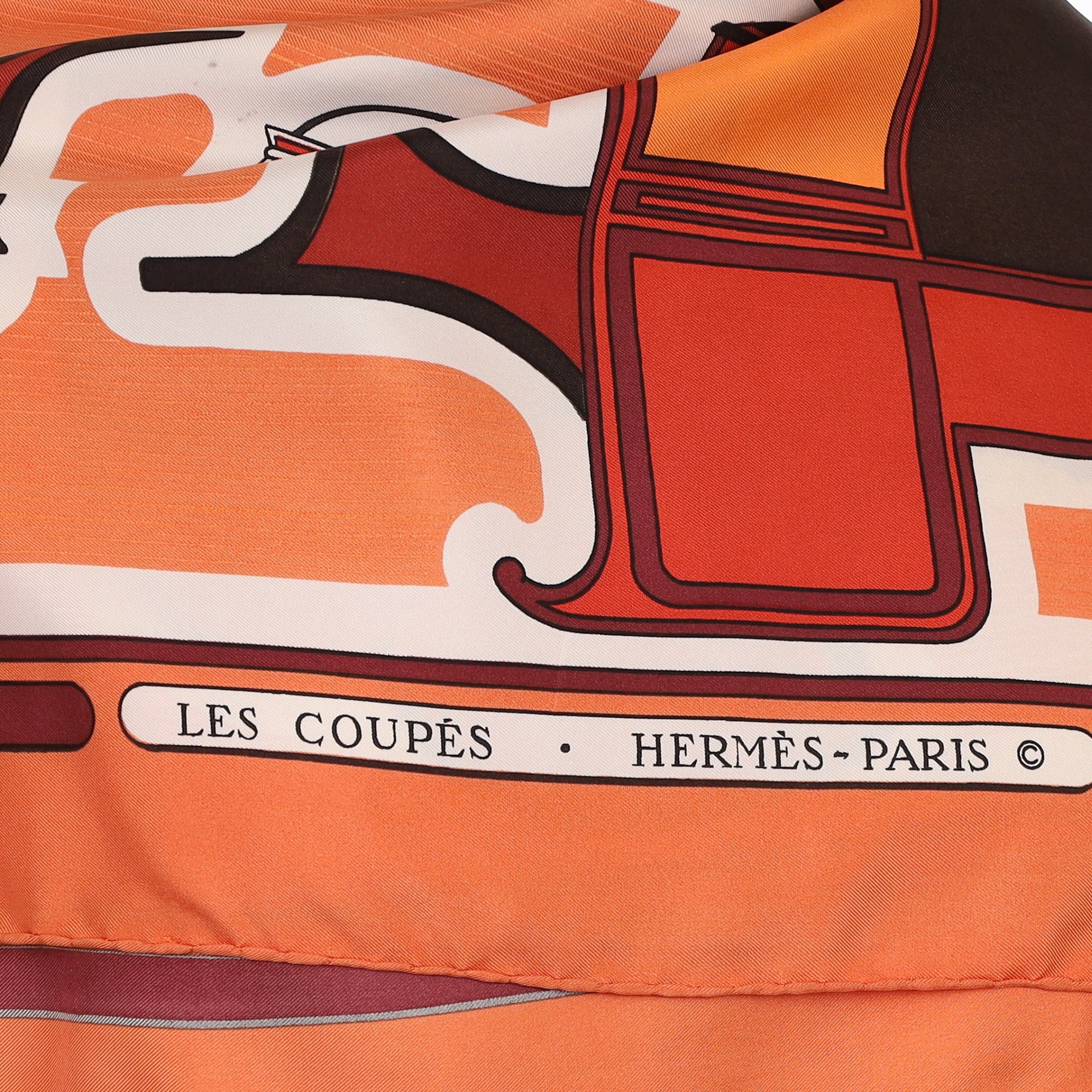 Hermès Les Coupés Silk Scarf