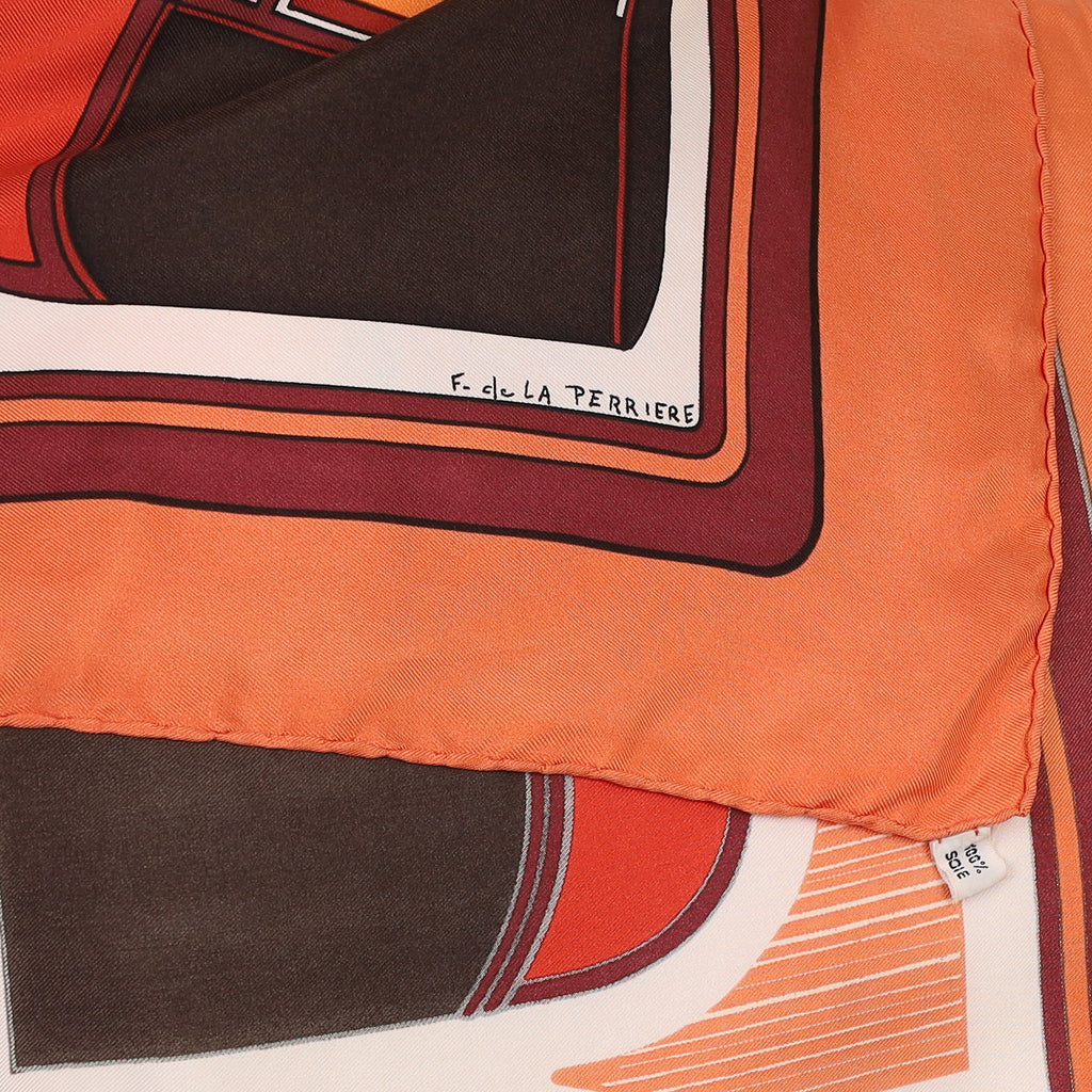 Hermès Les Coupés Silk Scarf