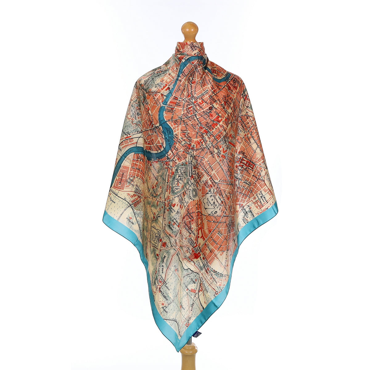 Brand New Rome Map Silk Scarf
