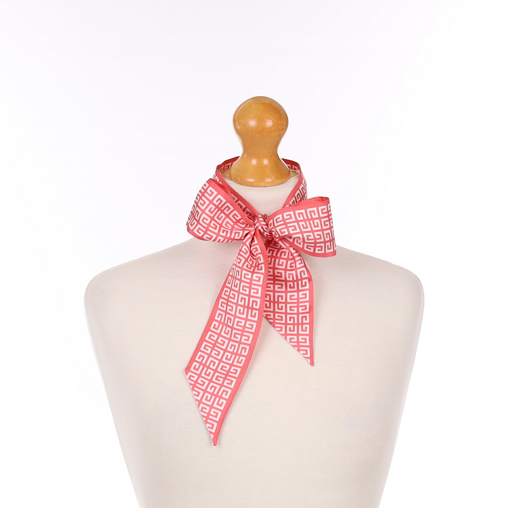 Brand New Givenchy Bandeau Pink Silk Scarf