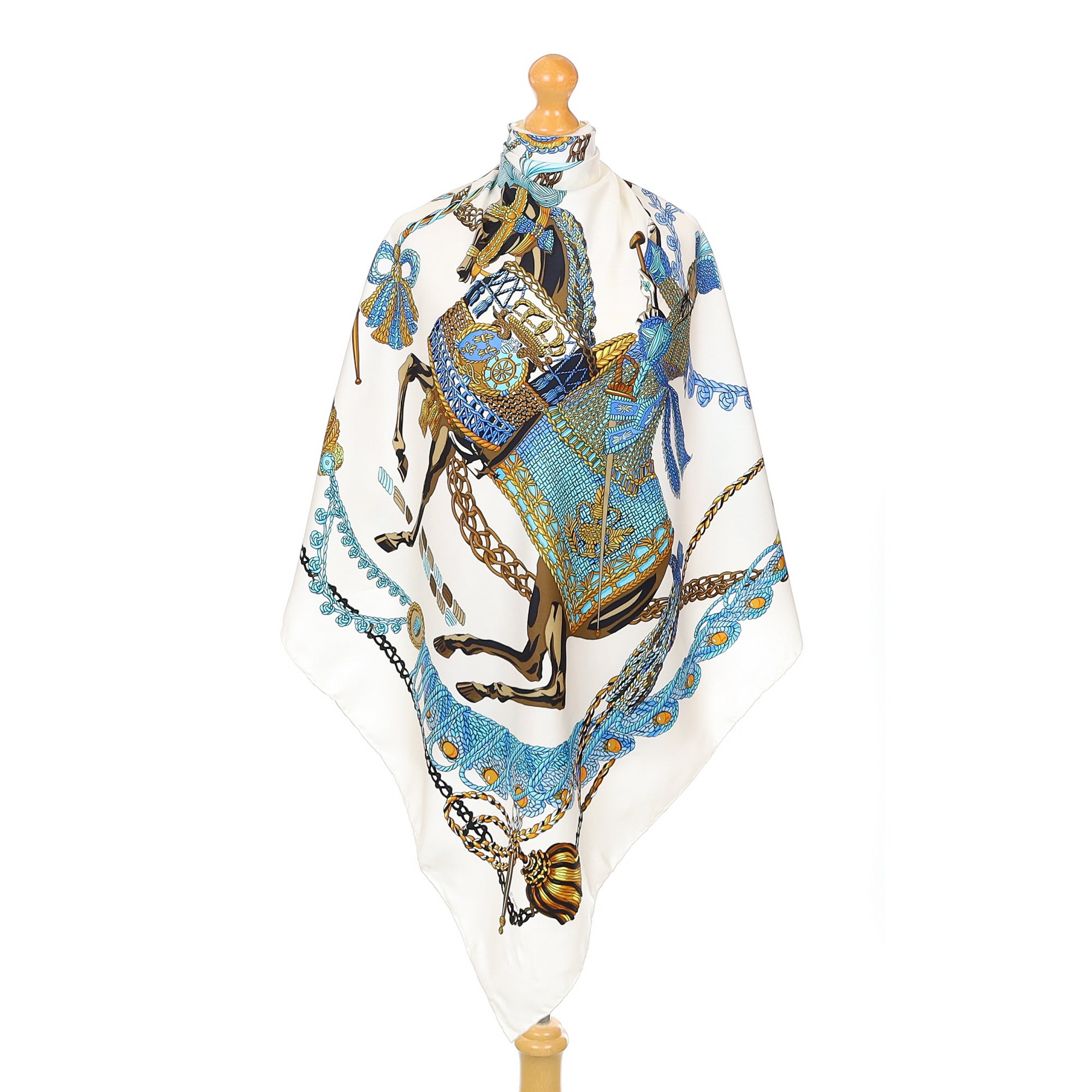 Hermès Le Timbalier Silk Scarf Quite Rare