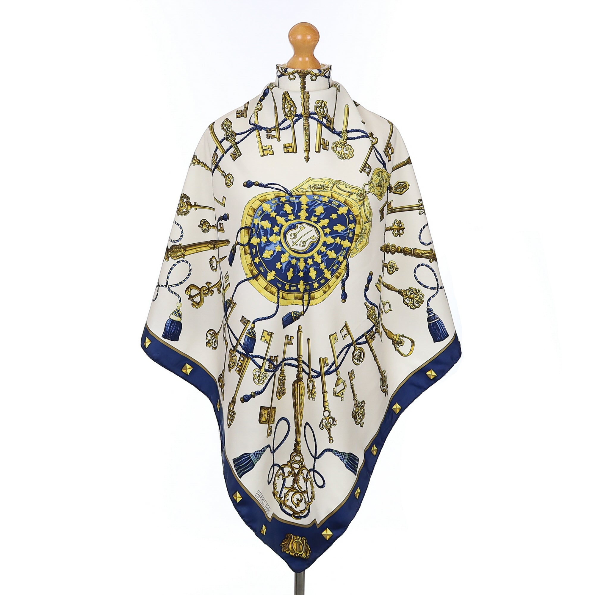 Hermès Les Clefs Silk Scarf