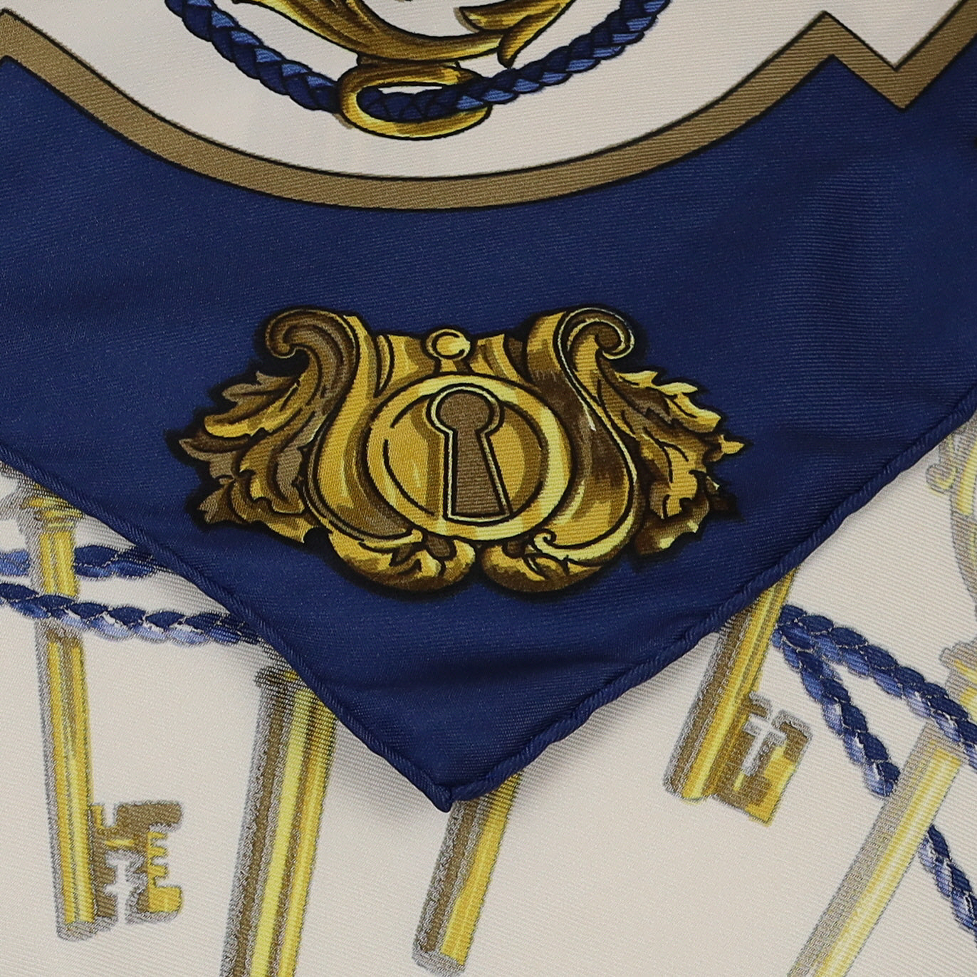 Hermès Les Clefs Silk Scarf