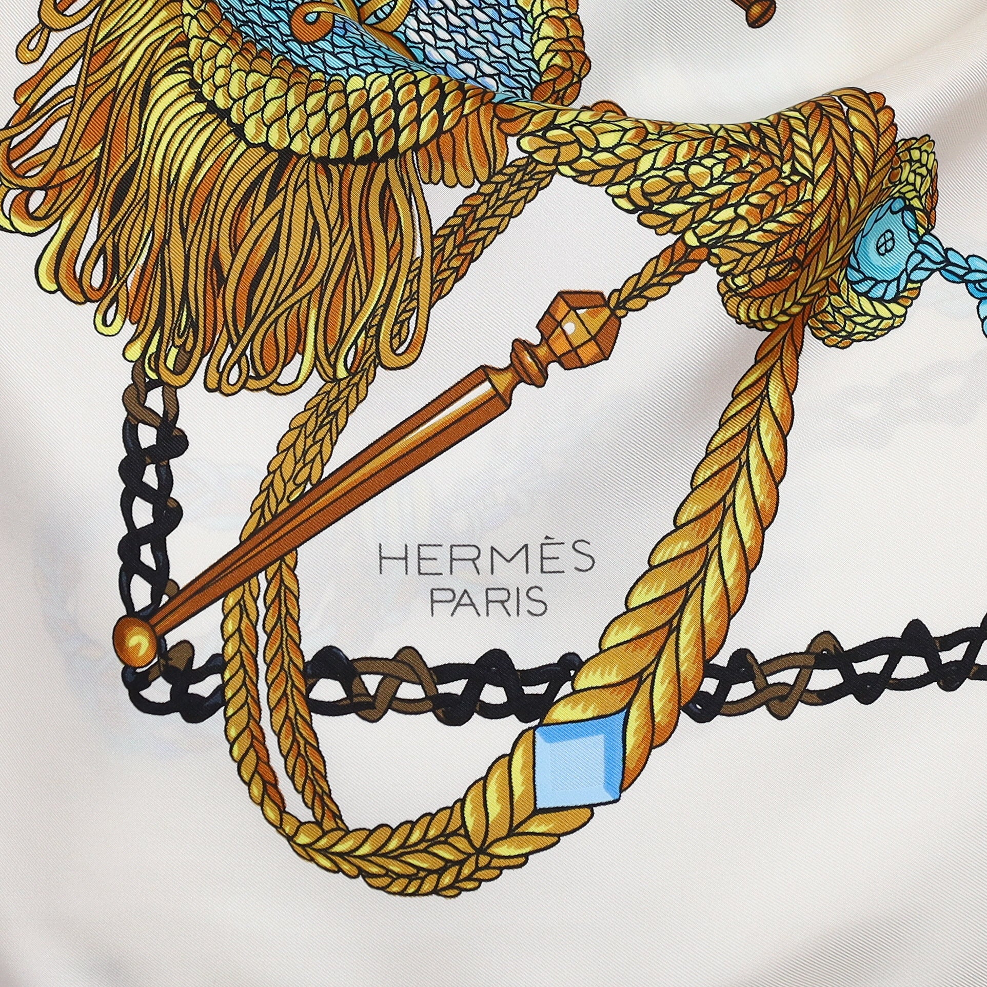 Hermès Le Timbalier Silk Scarf Quite Rare